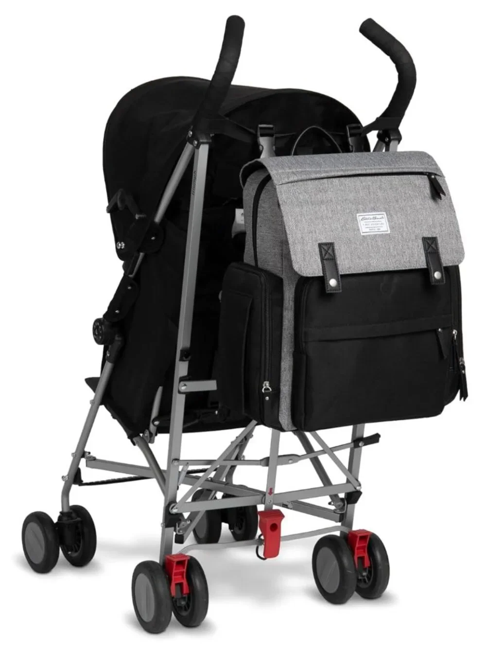 NWOT Eddie Bauer Cascade Sport Backpack Diaper Bag, Black